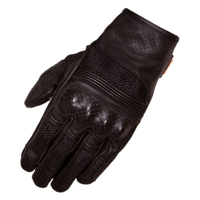 Merlin Shenstone Leather Mesh Gloves - Black